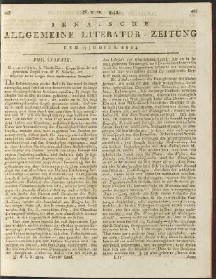 Num. 141. Den 13. Junius 1804