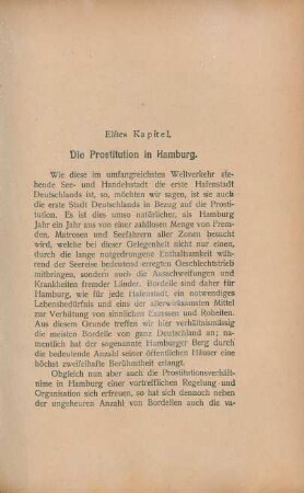 Elftes Kapitel. Die Prostitution in Hamburg