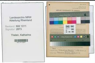 Entnazifizierung Katharina Thelen , geb. 18.06.1922 ()