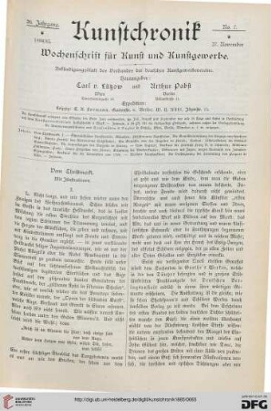 Heft 7 (27. November 1884)