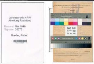 Entnazifizierung Robert Koeller , geb. 14.09.1905 (Schlosser)