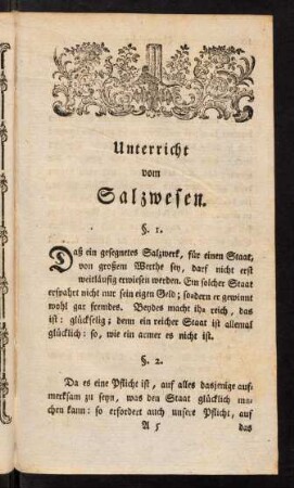 9-64, Unterricht vom Salzwesen