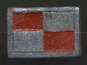 WHW-Abzeichen, Signalflaggen-Alphabet: U, Straßensammlung im Gau Hamburg, vom Januar 1942