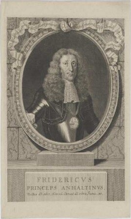 Bildnis des Fridericvs, Fürst von Anhalt-Bernburg