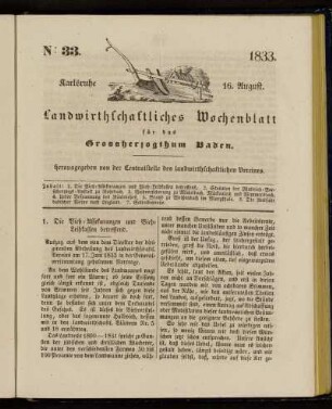 No 33. 16. August. 1833