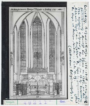 Lüneburg: Michaeliskirche Chor 1789
