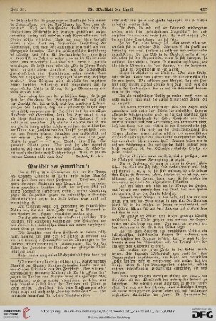 Manifest der Futuristen