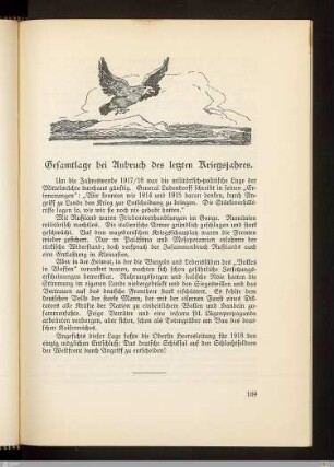 Gesamtlage bei Anbruch des letzten Kriegsjahres