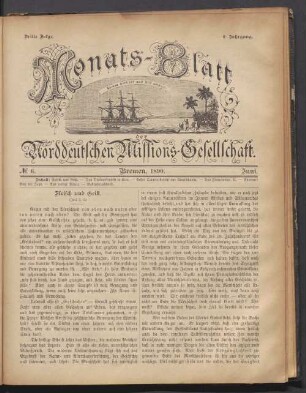 N° 6. 1890. Juni