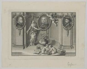 Bildnisse von Johann Albrecht Gesner, Konrad Gesner und des Salomon Gesner?