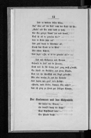 Der Bootsmann und das Götzenbild.