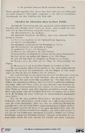 Charakter der athenischen Kunst in dieser Periode