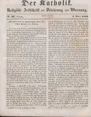 105-107 Fasten-Hirtenbrief des Hochwürdigsten Herrn Erzbischofs Hermann von Freiburg