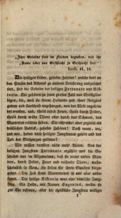 Die Verehrung der heiligen Reliquien : Predigt gehalten in der Stadtpfarrkirche St. Jakob in Landshut, bei der feierlichen Uebertragung heiliger Leiber am 27. Okt. 1839