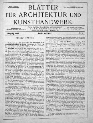 No 4, April 1913