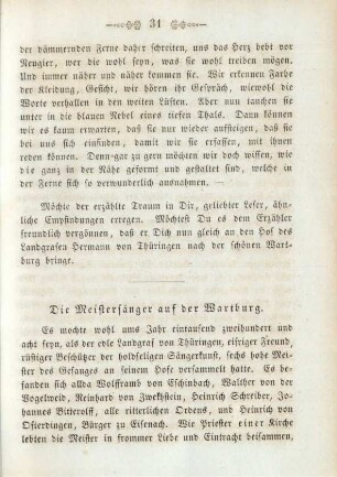 Der Meistersänger auf der Wartburg