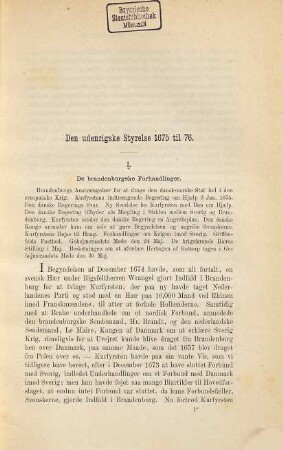 Rigskansler Grev Griffenfeld : Et Bidrag til Nordens Historie i det 17. Hundredaar. [Peter Schumacher Graf von Griffenfeld], 2