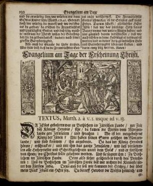 Evangelium am Tage der Erscheinung Christi. - Evangelium am dritten Sonntage nach der Erscheinung Christi.