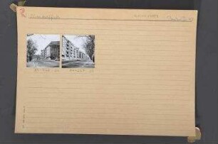 Straßenansicht. Berlin, Prenzlauer Berg, Dimitroffstraße (vor 1950 und seit 1995 Danziger Straße)