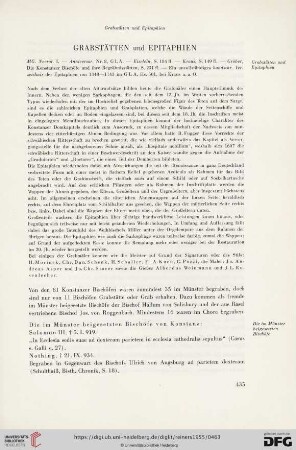 Grabstätten und Epitaphien