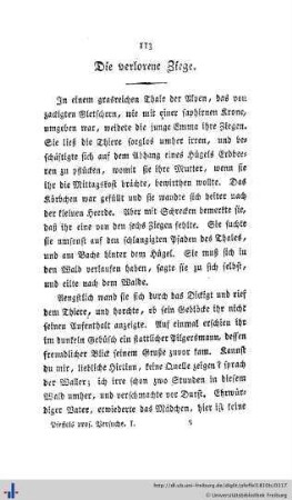 Die verlorene Ziege