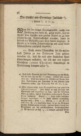 Die Epistel am Sonntage Jubilate. 1. Petrus 2, 11-20