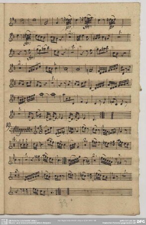 19. Allegretto, C-Dur