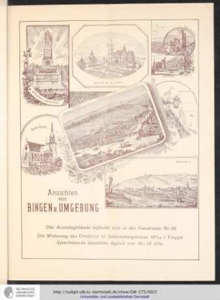 Ansichten von Bingen u. Umgebung