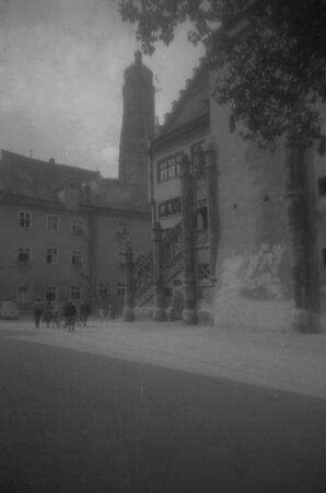 Nördlingen: hinter dem Rathaus