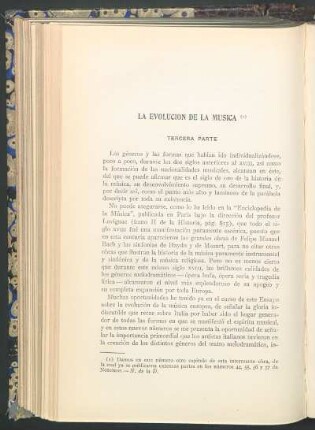 La evolución de la música