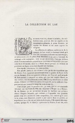 2. Pér. 1.1869: La collection du Lau