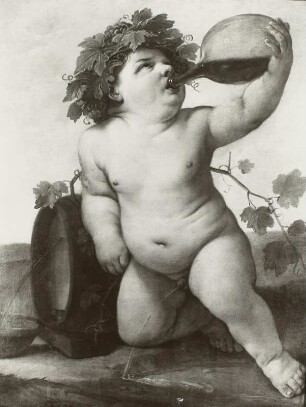 Trinkender Bacchusknabe
