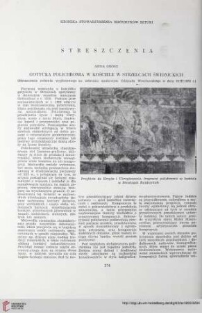 17: Gotycka polichromia w kościele w Strzelcach Świdnickich