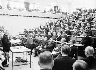 Freiburg: Einweihungsfeier der HNO-Augenklinik Freiburg, Auditorium im Hörsaal