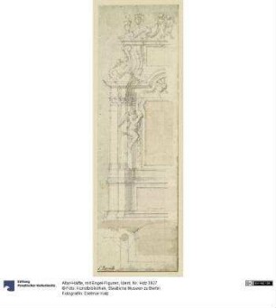 Altar-Hälfte, mit Engel-Figuren