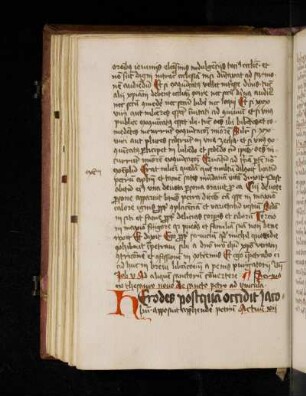 Petrus de Palude: Thesaurus novus. Schneyer 5, 545 Nr. 284. Johannes Nesze. Zwischen Vor- und Zuname die dreizackige Forke