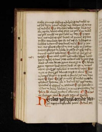 Petrus de Palude: Thesaurus novus. Schneyer 5, 545 Nr. 284. Johannes Nesze. Zwischen Vor- und Zuname die dreizackige Forke
