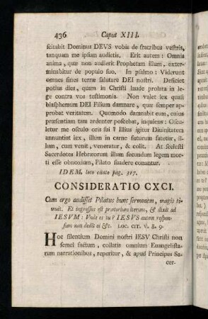 436-446, Consideratio CXCI - CXCIV