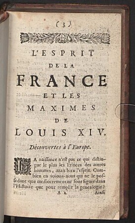 Découvertes à l'Europe.