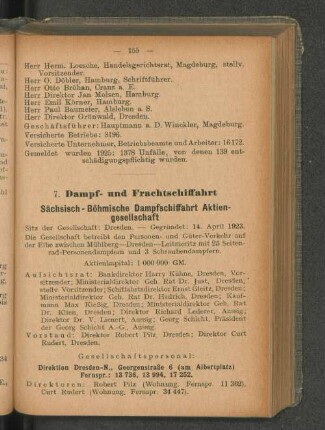 Sächsisch-Böhmische Dampfschiffahrt Aktien-gesellschaft