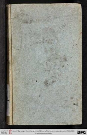 9: Journal zur Kunstgeschichte und zur allgemeinen Litteratur