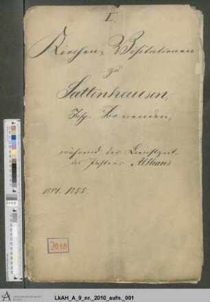 Sattenhausen (reformierte Kirchengemeinde): Visitationsakten