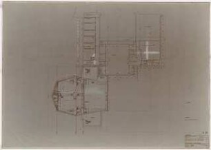 Kammerspiele (später: Schauspielhaus), Bochum: Geschoss Techn. Abteilung Grundriss 1:100