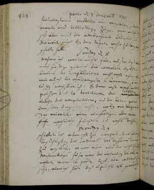 Paris 8. - 12. Dezember 1715