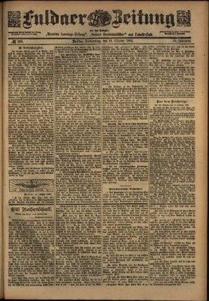 Ausgabe vom Donnerstag, den 16. Oktober 1902.