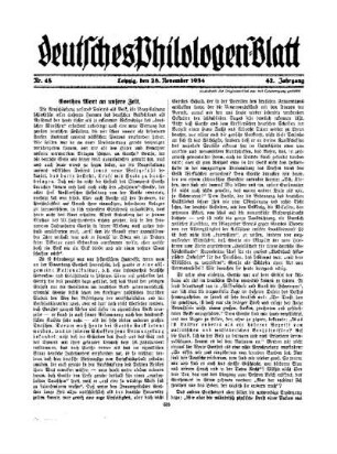 Goethes Wort an unsere Zeit