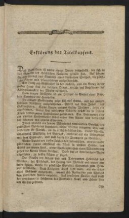 Erklärung des Titelkupfers.