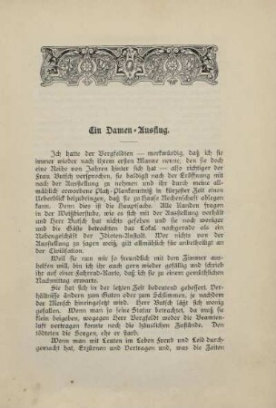 Ein Damen-Ausflug