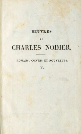 5: Rêveries Littéraires, Morales Et Fantastiques