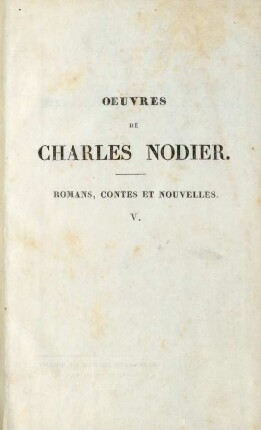 5: Rêveries Littéraires, Morales Et Fantastiques